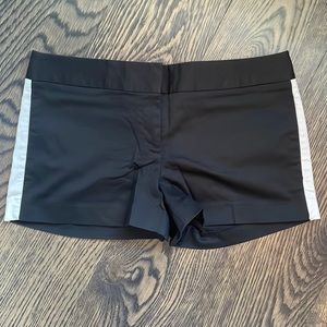 Express Dress Shorts, Black with White Strip, Women’s Sz 6